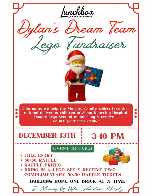 Lego Fundraiser Event at Long Island Brewery in Bellmore